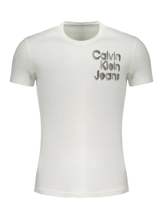 "Calvin Klein T-Shirts im Sale | Regeneratives Logo TShirt Kurzarm Rundhals online kaufen"|Planet-Deluxe