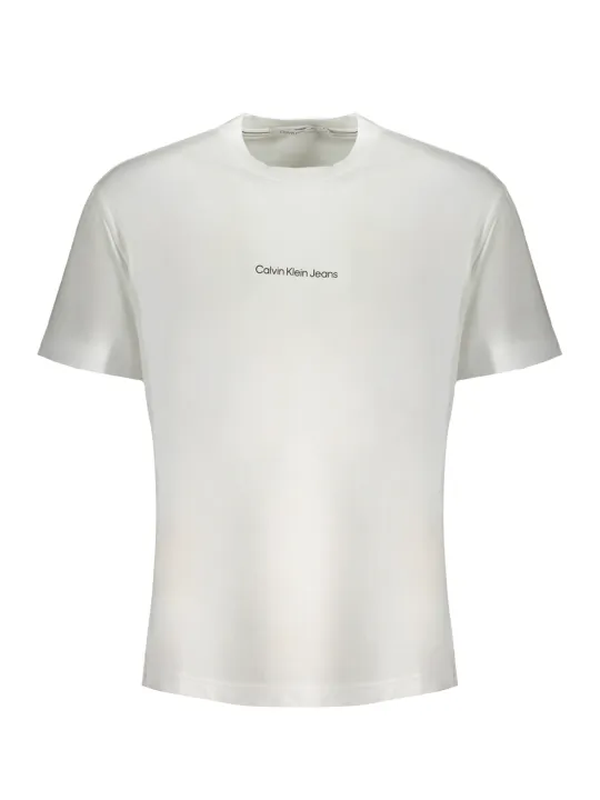 "Calvin Klein T-Shirts im Sale | Nachhaltiges Logo T-Shirt mit Rundhals und Aufdruck online kaufen"|Planet-Deluxe