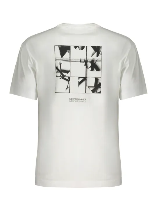 "Calvin Klein T-Shirts im Sale | Nachhaltiges Logo T-Shirt mit Rundhals und Aufdruck online kaufen"|Planet-Deluxe