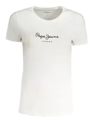 "Pepe Jeans Startseite im Sale | PEPE JEANS DAMEN KURZARM T-SHIRT WEISS online kaufen"|Planet-Deluxe