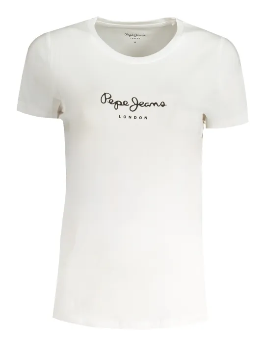 "Pepe Jeans Startseite im Sale | PEPE JEANS DAMEN KURZARM T-SHIRT WEISS online kaufen"|Planet-Deluxe
