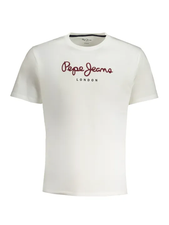 "Pepe Jeans Startseite im Sale | PEPE JEANS HERREN-KURZÄRMELIGES T-SHIRT WEISS online kaufen"|Planet-Deluxe