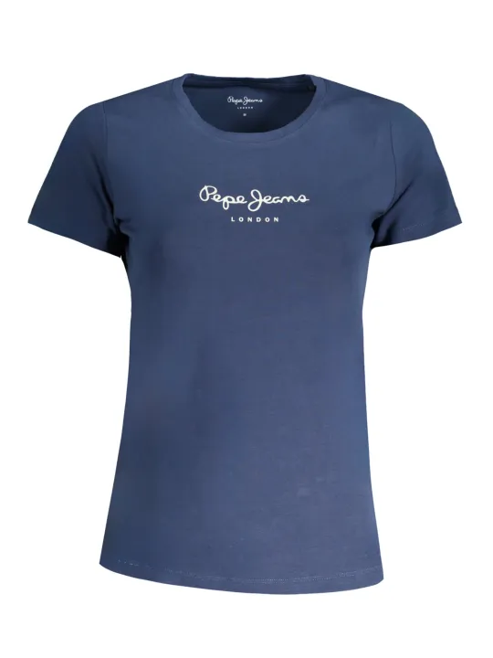 "Pepe Jeans Startseite im Sale | PEPE JEANS DAMEN KURZARM T-SHIRT BLAU online kaufen"|Planet-Deluxe