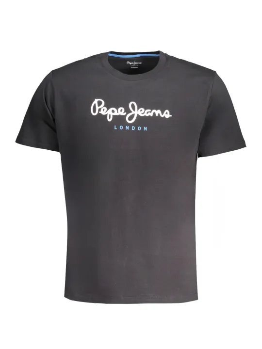 "Pepe Jeans T-Shirts im Sale | Nachhaltiges Rundhals T-Shirt mit Logo aus 100 Prozent Baumwolle online kaufen"|Planet-Deluxe