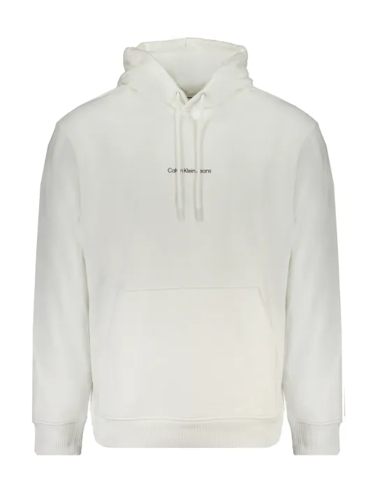 "Calvin Klein Sweatshirts im Sale | Kapuzen-Sweatshirt aus Bio-Baumwolle mit Tasche und Druck online kaufen"|Planet-Deluxe