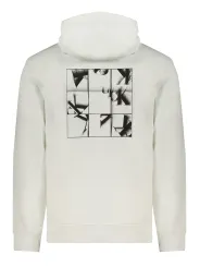 "Calvin Klein Sweatshirts im Sale | Kapuzen-Sweatshirt aus Bio-Baumwolle mit Tasche und Druck online kaufen"|Planet-Deluxe