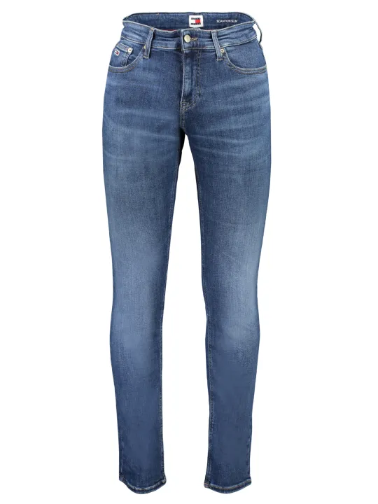 "Tommy Hilfiger Jeans im Sale | SCANTON SLIM JEANS MIT WASCHEFFEKT UND LOGOSTICKEREI online kaufen"|Planet-Deluxe