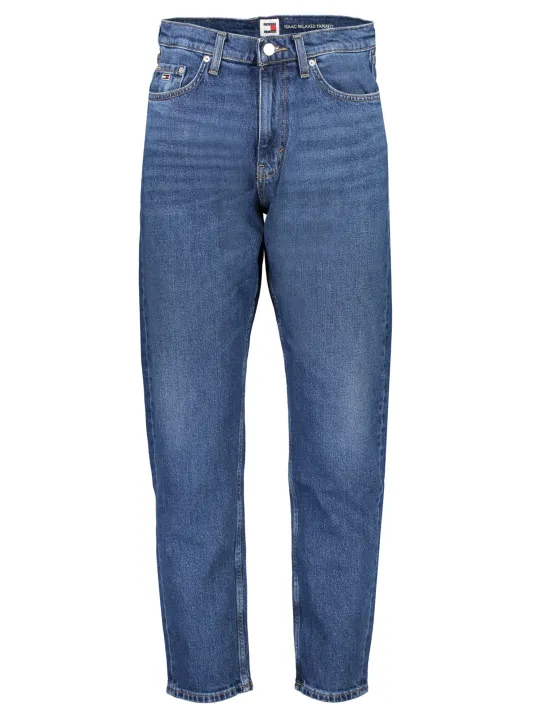 "Tommy Hilfiger Jeans im Sale | Isaac Relaxed Jeans Tapered 5 Taschen Knopf Reißverschluss Stickerei Logo online kaufen"|Planet-Deluxe
