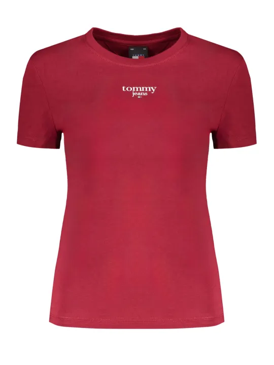 "Tommy Hilfiger Startseite im Sale | TOMMY HILFIGER DAMEN KURZARM T-SHIRT ROT online kaufen"|Planet-Deluxe