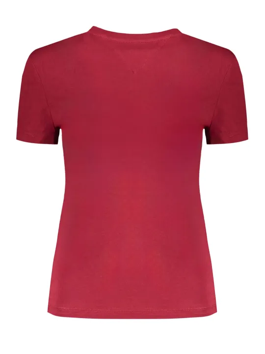 "Tommy Hilfiger Startseite im Sale | TOMMY HILFIGER DAMEN KURZARM T-SHIRT ROT online kaufen"|Planet-Deluxe