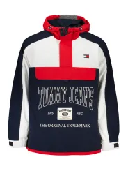"Tommy Hilfiger Jacken im Sale | Sportjacke mit Kapuze und Taschen, Reißverschluss, Recycling-Nylon online kaufen"|Planet-Deluxe