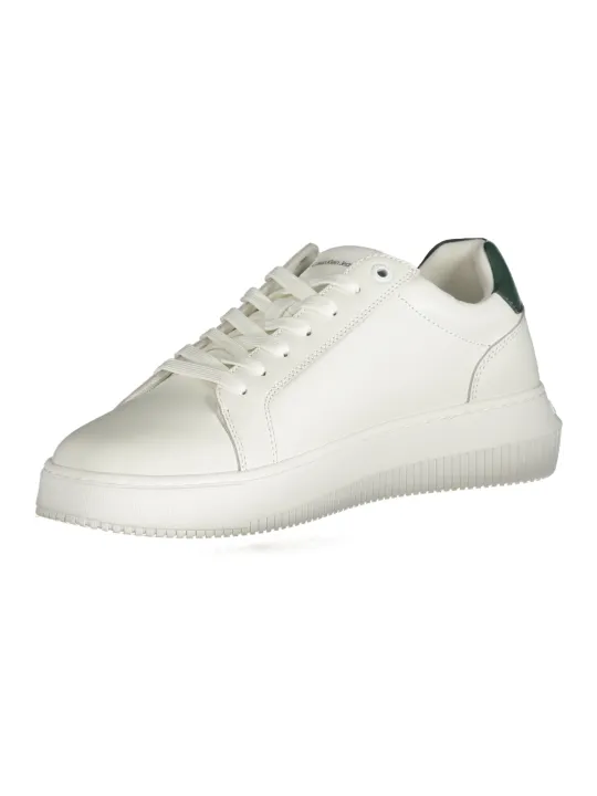 "Calvin Klein Sneakers im Sale | Recycelte Kontrast-Sneaker mit Logo und Schnürung online kaufen"|Planet-Deluxe