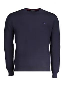 "Stylischer Langarm-Rundhals-Pullover mit Logo-Stickerei"