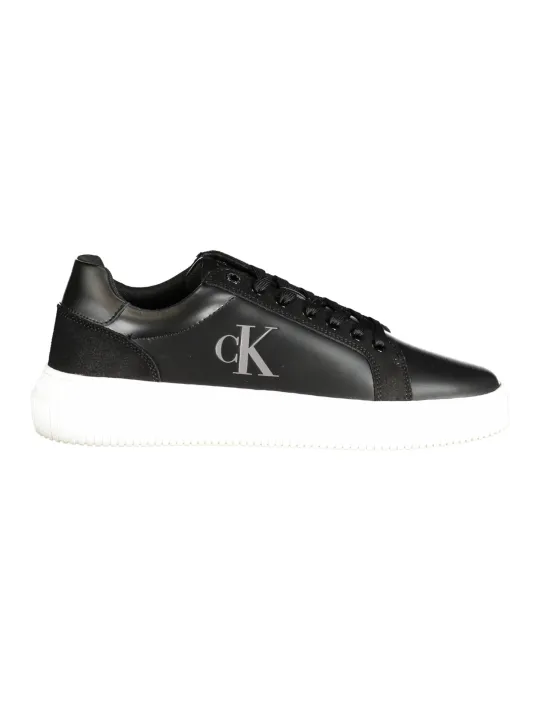 "Calvin Klein Sneakers im Sale | Nachhaltiger Schnür-Sneaker mit Logo und Kontrastdetails online kaufen"|Planet-Deluxe