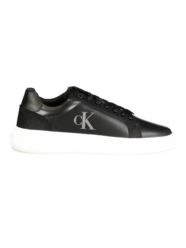 "Calvin Klein Sneakers im Sale | Nachhaltiger Schnür-Sneaker mit Logo und Kontrastdetails online kaufen"|Planet-Deluxe