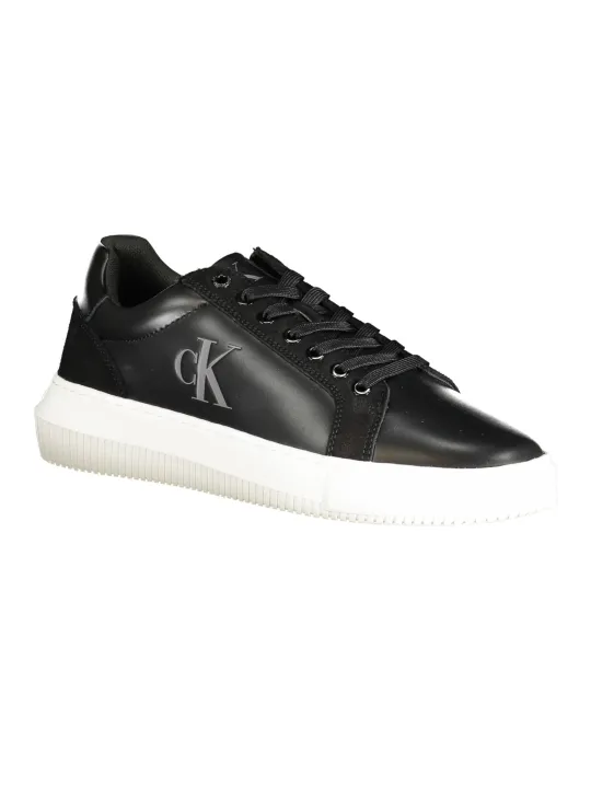 "Calvin Klein Sneakers im Sale | Nachhaltiger Schnür-Sneaker mit Logo und Kontrastdetails online kaufen"|Planet-Deluxe