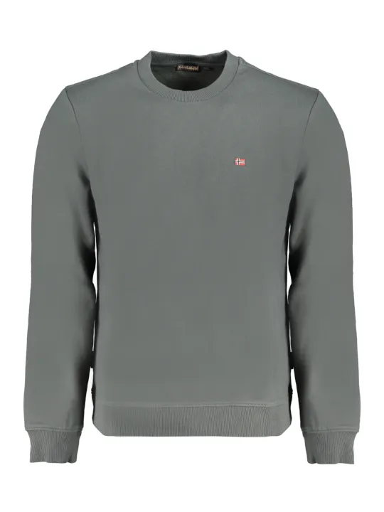 "Napapijri Sweatshirts im Sale | Bio Baumwolle Sweatshirt mit Stickerei und Rundhals online kaufen"|Planet-Deluxe