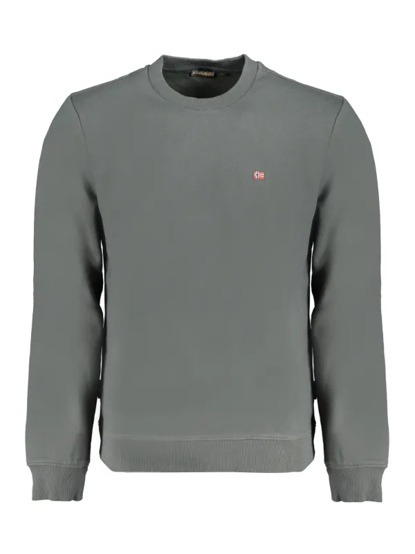 "Napapijri Sweatshirts im Sale | Bio Baumwolle Sweatshirt mit Stickerei und Rundhals online kaufen"|Planet-Deluxe