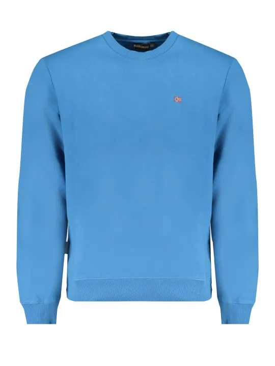 "Napapijri Sweatshirts im Sale | Bio-Baumwoll Sweatshirt Regular Fit mit Stickerei und Rundhals online kaufen"|Planet-Deluxe