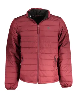 "Mittelsaison Jacke: Recyceltes Nylon, Praktische Taschen"