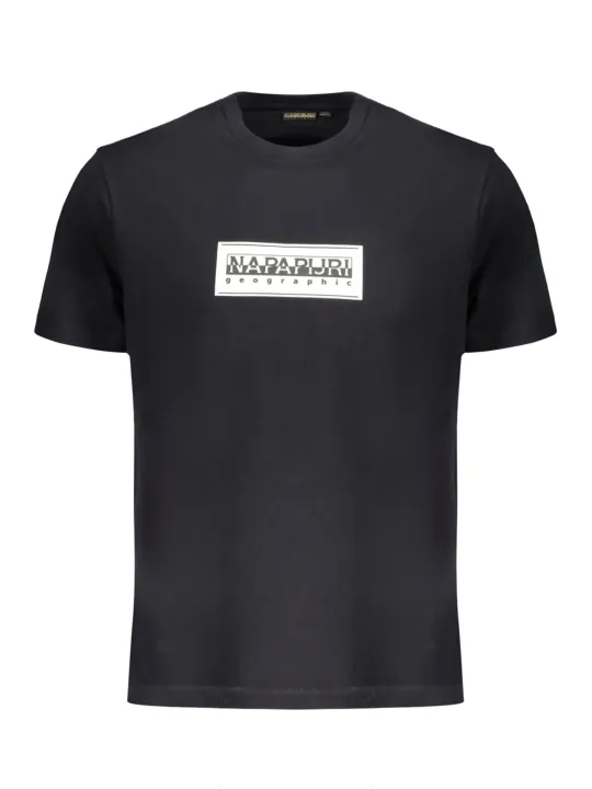 "Napapijri T-Shirts im Sale | Bio-T-Shirt Relax Fit Rundhals Logo Print online kaufen"|Planet-Deluxe