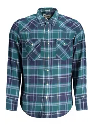 "WRANGLER Startseite im Sale | WRANGLER HERREN-GRÜNES LANGARMHEMD online kaufen"|Planet-Deluxe