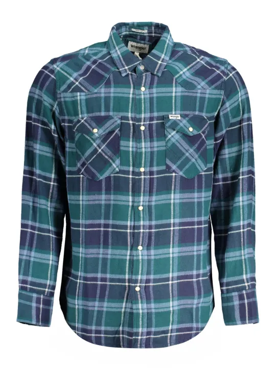 "WRANGLER Startseite im Sale | WRANGLER HERREN-GRÜNES LANGARMHEMD online kaufen"|Planet-Deluxe