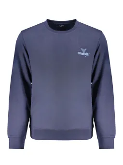 "Wrangler Navy Rundhals Sweatshirt mit Kleinem Logo"