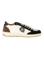 "Blauer Sneakers im Sale | Blauer Sneaker mit Kontrastdetails und Logo Print online kaufen"|Planet-Deluxe