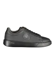 "Blauer Sneakers im Sale | Kontrast Sneaker mit Logo Print online kaufen"|Planet-Deluxe