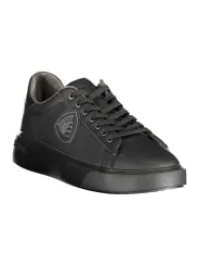 "Blauer Sneakers im Sale | Kontrast Sneaker mit Logo Print online kaufen"|Planet-Deluxe