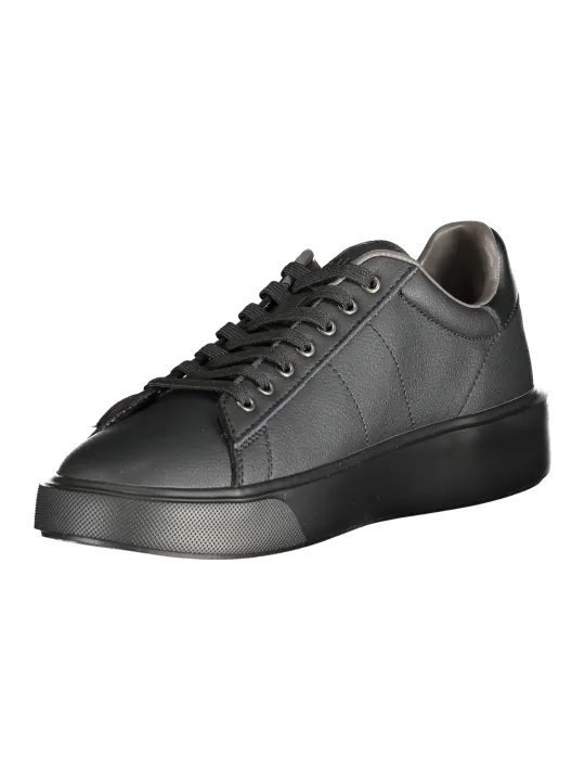"Blauer Sneakers im Sale | Kontrast Sneaker mit Logo Print online kaufen"|Planet-Deluxe