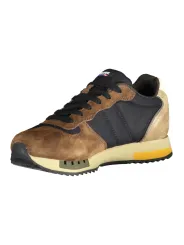"Blauer Sneakers im Sale | Blauer Sneaker mit Kontrastdetails und Logo Print online kaufen"|Planet-Deluxe
