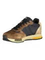 "Blauer Sneakers im Sale | Blauer Sneaker mit Kontrastdetails und Logo Print online kaufen"|Planet-Deluxe
