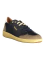 "Blauer Sneakers im Sale | Blauer Sneaker mit Kontrast und Logo Print online kaufen"|Planet-Deluxe