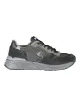 "Blauer Sneakers im Sale | Blauer Kontrast-Sneaker mit Logo und Schnuersenkel online kaufen"|Planet-Deluxe