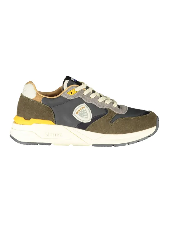"Blauer Sneakers im Sale | Blauer Sneakers mit Kontrastdetails und Logo online kaufen"|Planet-Deluxe