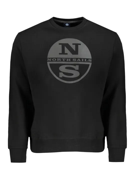 "North Sails Langarm-Sweatshirt: Gebürstet & Logo-Design"