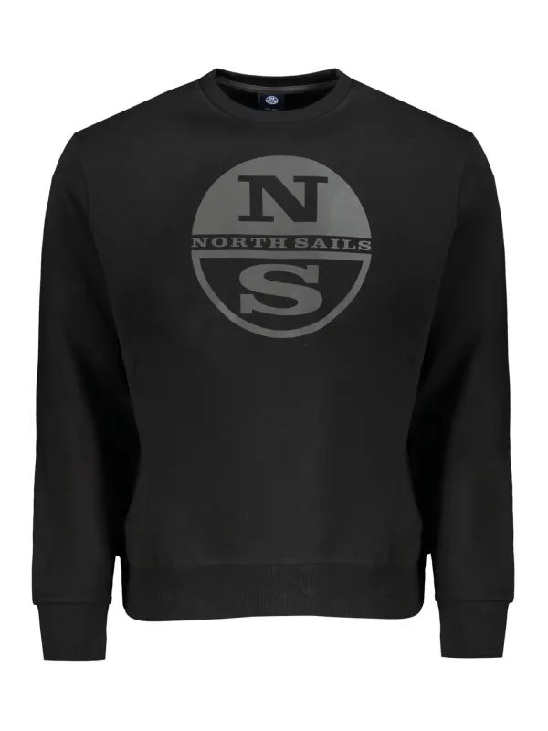 "North Sails Langarm-Sweatshirt: Gebürstet & Logo-Design"