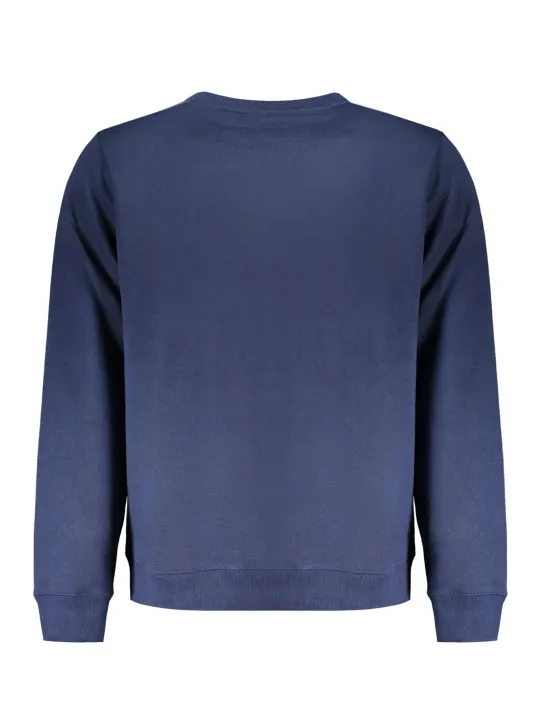"NORWAY 1963 Sweatshirts im Sale | Blaues Rundhals-Fleecepullover mit Logodruck online kaufen"|Planet-Deluxe