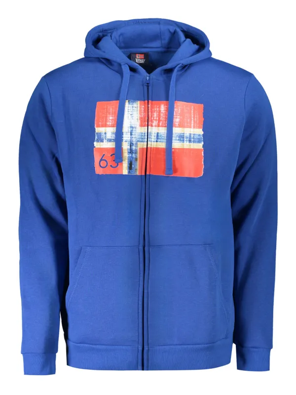 "NORWAY 1963 Sweatshirts im Sale | Kapuzen Fleecepullover mit Taschen und Reißverschluss Logoaufdruck online kaufen"|Planet-Deluxe