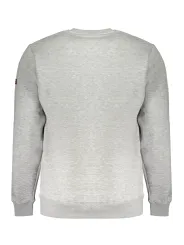 Graues Fleece Sweatshirt mit Logo – Warm & Stilvoll