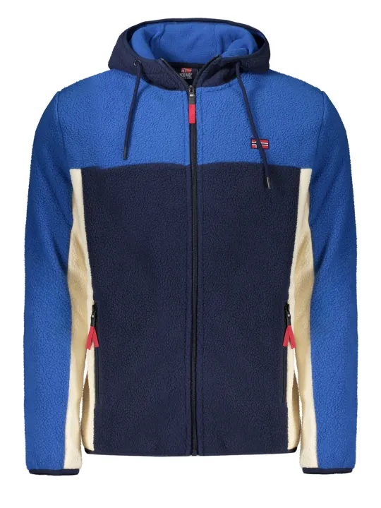 "NORWAY 1963 Jacken im Sale | Kapuzensweatjacke mit Kontrastdetails und Logostickerei online kaufen"|Planet-Deluxe