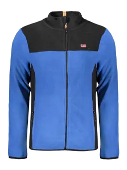 Fleece-Sweatshirt mit Reißverschlusstaschen & Logo