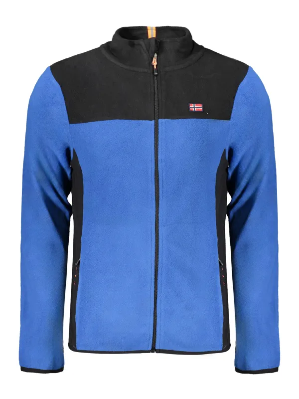 Fleece-Sweatshirt mit Reißverschlusstaschen & Logo Fleece-Sweatshirt mit Reißverschlusstaschen & Logo