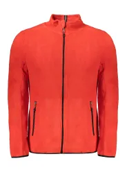 Fleece-Sweatshirt mit Reißverschlusstaschen & Logo