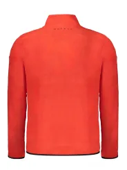 Fleece-Sweatshirt mit Reißverschlusstaschen & Logo