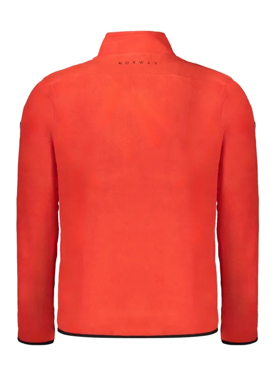 Fleece-Sweatshirt mit Reißverschlusstaschen & Logo