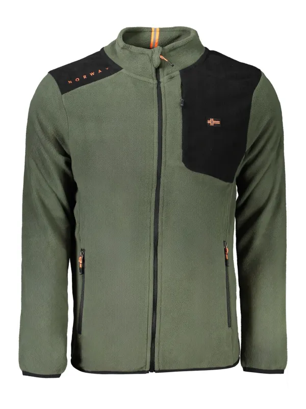 Fleece-Sweatshirt: Taschen & Kontrastdetails, warm & stylisch