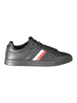Tommy Hilfiger Sneakers: Kontrast & Logo Print, stilvoll